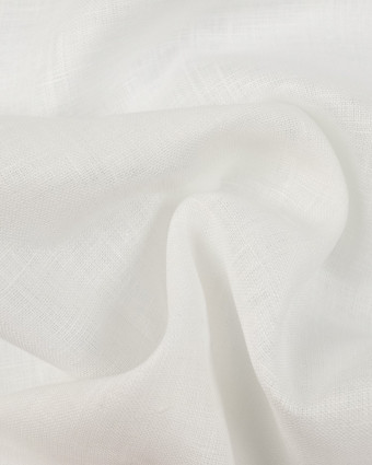 Tissu en ligne : 100% Lin Blanc pure - Mercerine