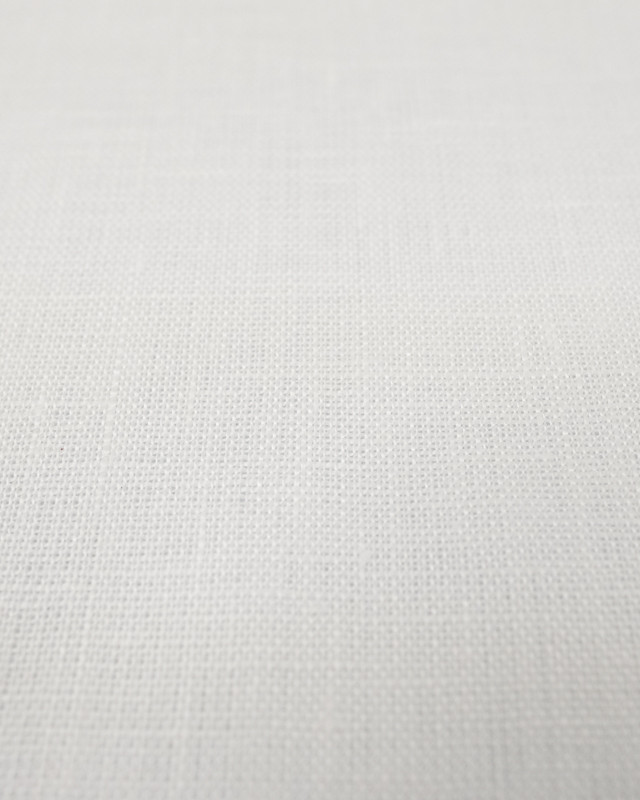 Tissu Lin Mélangé Blanc  - Mercerine