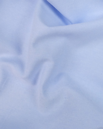 Coton Polyester Oxford Bleu Clair