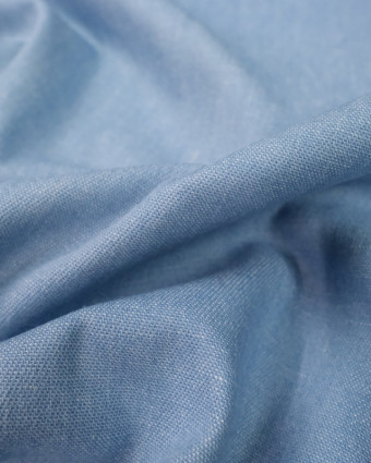 Tissu Jean Coton Bleu Clair - Mercerine