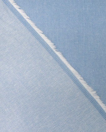 Tissu Jean Coton Bleu Clair - Mercerine