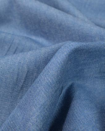 Tissu Jean Coton Bleu Moyen  - Mercerine