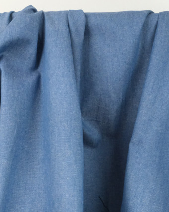 Tissu Jean Coton Bleu Moyen  - Mercerine