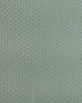 Tissu Zorb 3D Coton Bio ultra absorbant vert d'eau - Mercerine