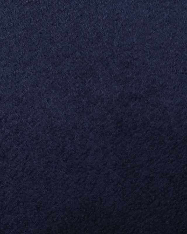 Laine manteau bleu marine fabriqué en Italie - Mercerine