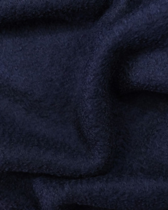Laine manteau bleu marine fabriqué en Italie