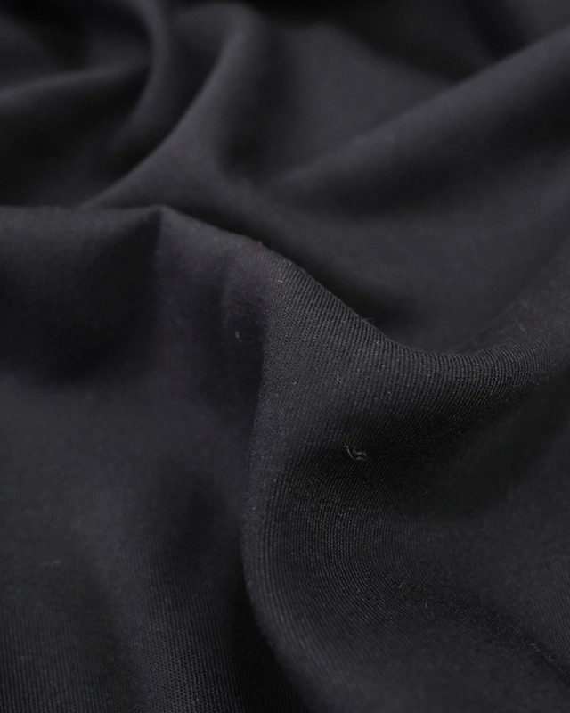 Viscose sergé Noir - Mercerine