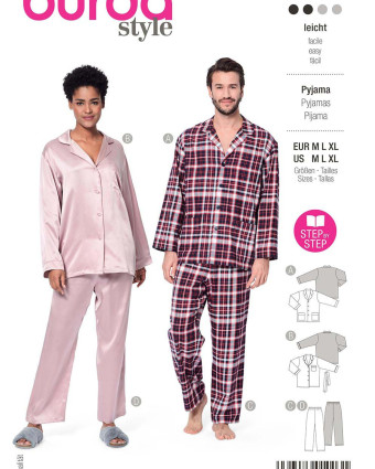 Patron Pyjamas Homme et Femme - Burda 5956