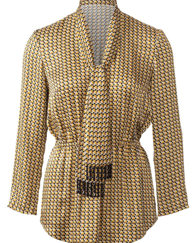 Patron blouse et robe col lavallière - Burda 5968 - Mercerine