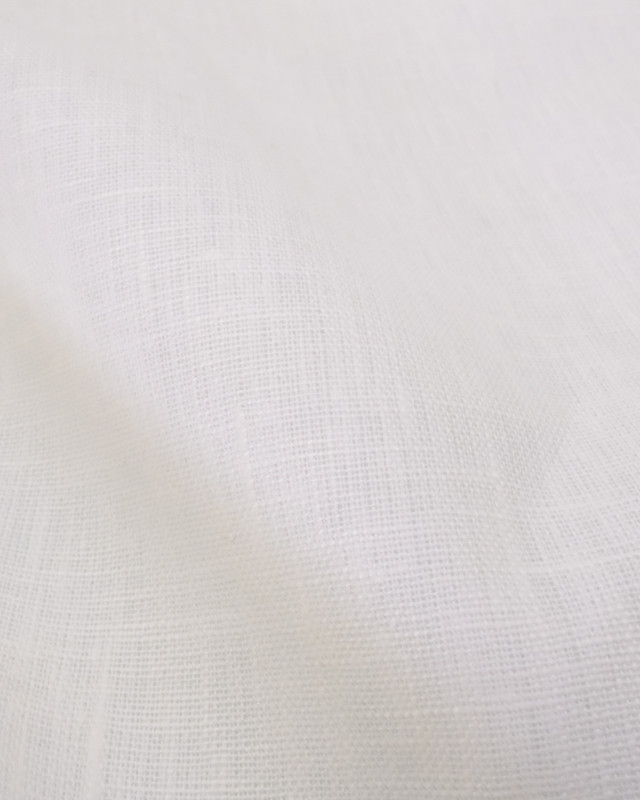 Tissu Lin Enduit Anti-Tâche Blanc : tissu en ligne - Mercerine