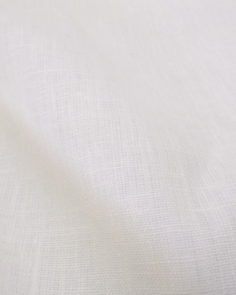 Tissu Lin Enduit Anti-Tâche Blanc : tissu en ligne - Mercerine