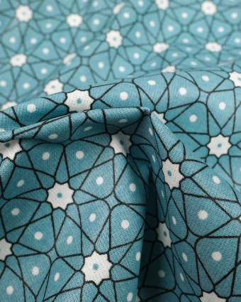 Tissu Enduit Ceramik Stone Blue