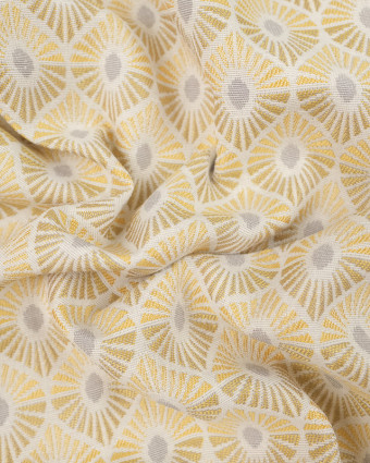 Jacquard géométrique Amarillo jaune