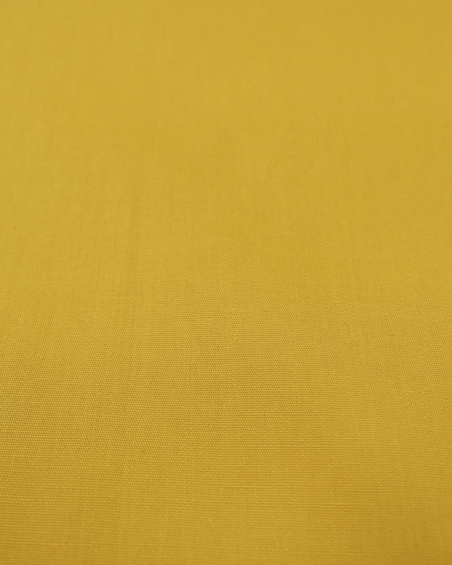 Tissu Popeline Ocre Oeko-Tex - Mercerine