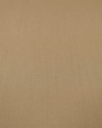 Tissu Popeline Cappuccino Oeko-Tex - Mercerine