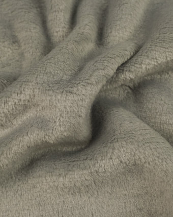 Polaire flanelle gris Leandro - 10cm
