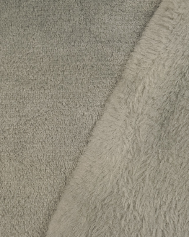 Tissu polaire flanelle gris taupe - Tissu au mètre - Mercerine