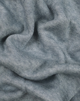 Tissu Maille bleu -10cm - Mercerine