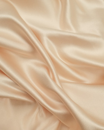 Tissu Satin brillant Nude Adele - 10cm