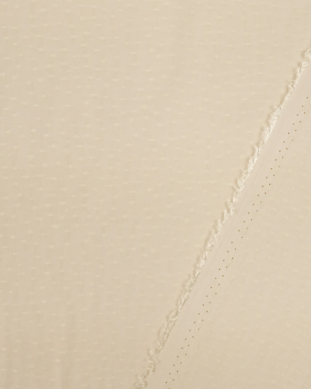 Viscose motif ton sur ton écru/beige en ligne - Mercerine