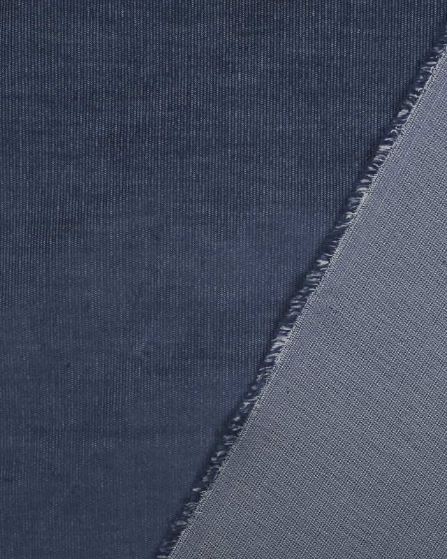 Tissu Velours milleraies effet denim - Mercerine