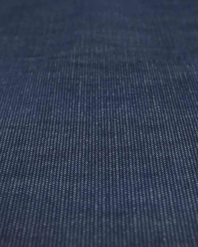 Tissu Velours milleraies effet denim - Mercerine