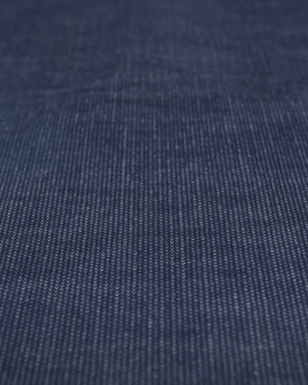 Tissu Velours milleraies effet denim - Mercerine