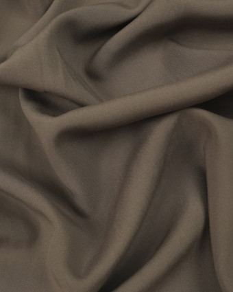 Tissu viscose Marron Taupe