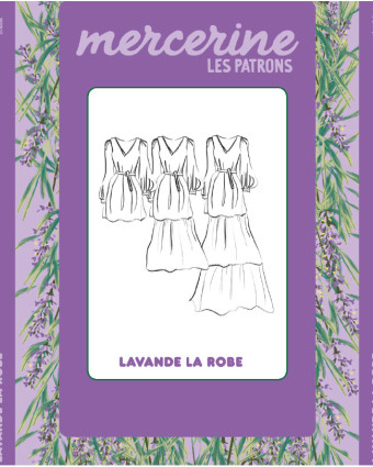 Lavande la robe : patron de couture - Mercerine