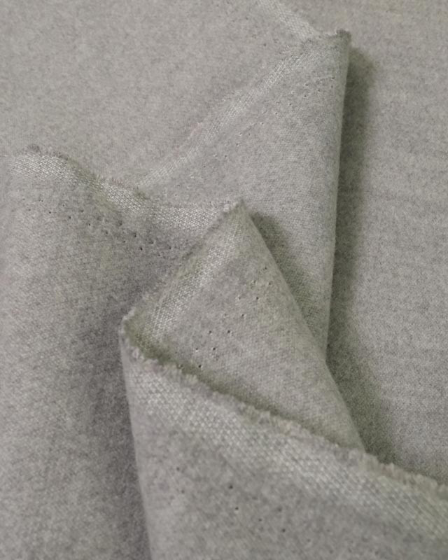 Tissu Manteau Gris