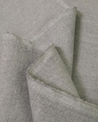 Tissu Manteau Gris