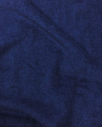 Tissu éponge Hotel coton bleu marine : au mètre - Mercerine