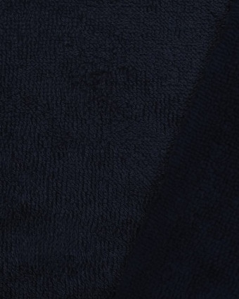 Eponge bambou au mètre : couleur Bleu Navy OekoTex - Mercerine