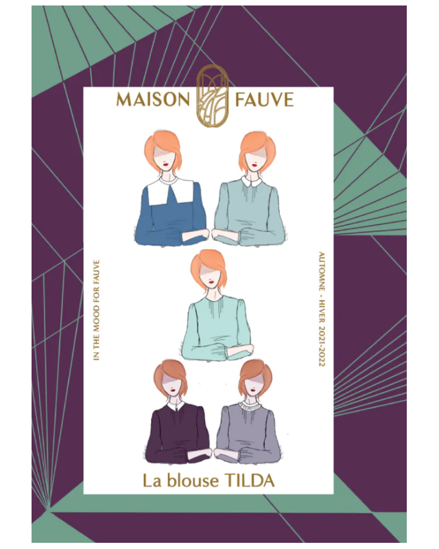 Patron blouse Tilda - Maison Fauve - Mercerine