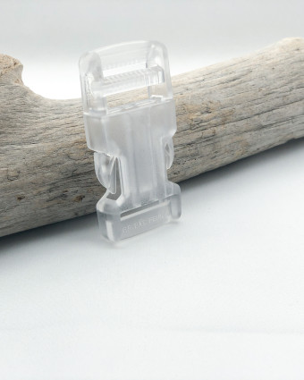 Boucle Clip Plastique Transparent : 25mm, 30mm ou 40mm - Mercerine