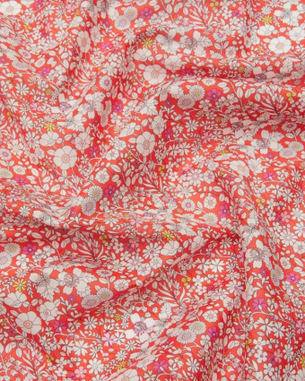Tissu Liberty Fabrics June's Meadow E Brique - Mercerine
