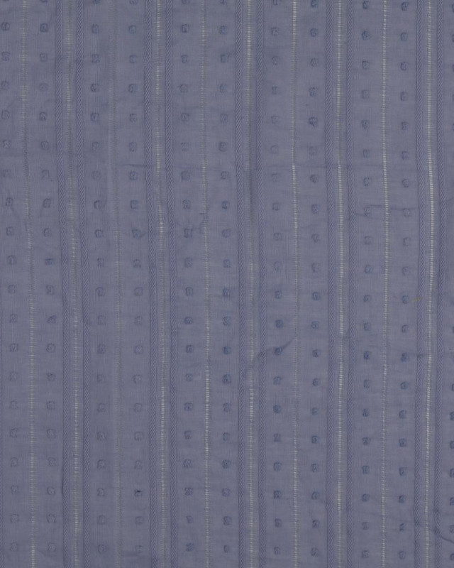 Tissu Voile Coton Ajoure Plumetis Lavande - Mercerine