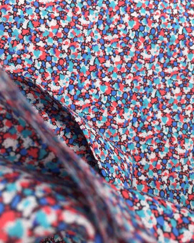 Coton Liberty Fabrics PEPPER bleu et rouge  - Mercerine
