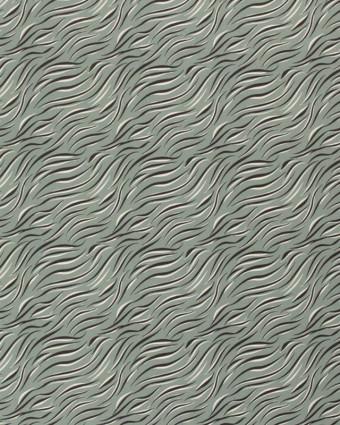 Jersey coton imprimé Zèbre OekoTex : fond vert ou Moka - Mercerine