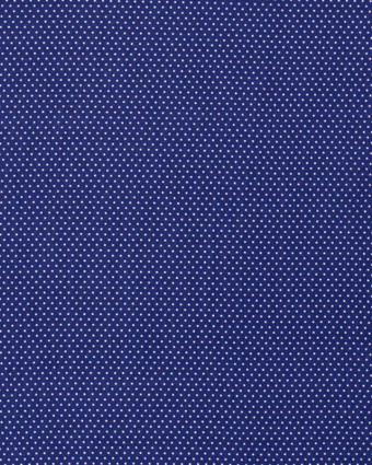 Tissu Viscose Pois Bleu Electrique Juliette - Mercerine