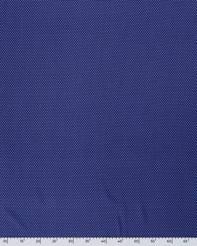 Tissu Viscose Pois Bleu Electrique Juliette - Mercerine