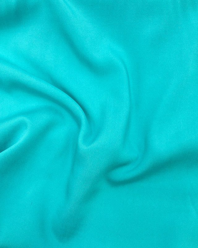 Tissu viscose Bleu vert aqua habillement - Mercerine