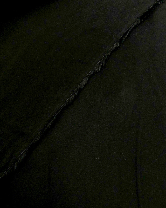 Tissu viscose noir Joanne - Mercerine