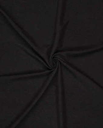 Tissu Noir Effet Texturé Oekotex - Mercerine