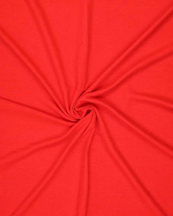 Tissu Rouge Effet Texturé Oekotex - Mercerine