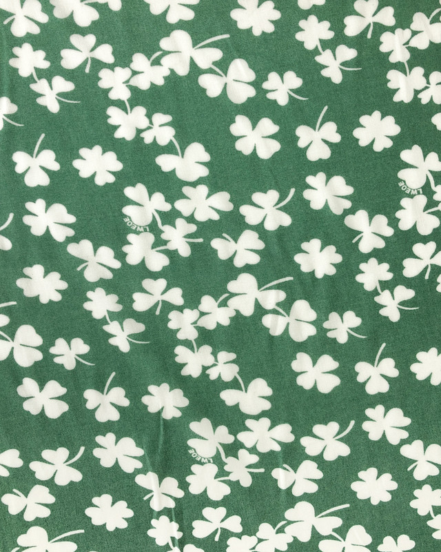 Tissu Rayonne vert Lucky Girl - Mercerine