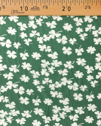 Tissu Rayonne vert Lucky Girl - Mercerine