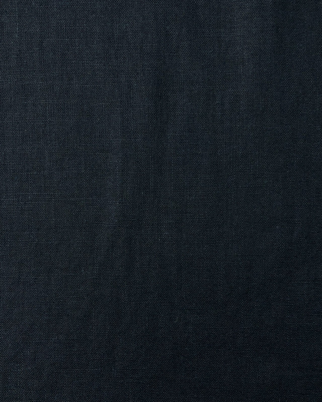 Tissu lin uni bleu navy oeko-tex - Mercerine