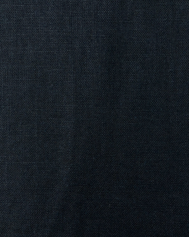 Tissu lin uni bleu navy oeko-tex - Mercerine