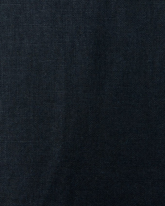 Tissu lin uni bleu navy oeko-tex - Mercerine